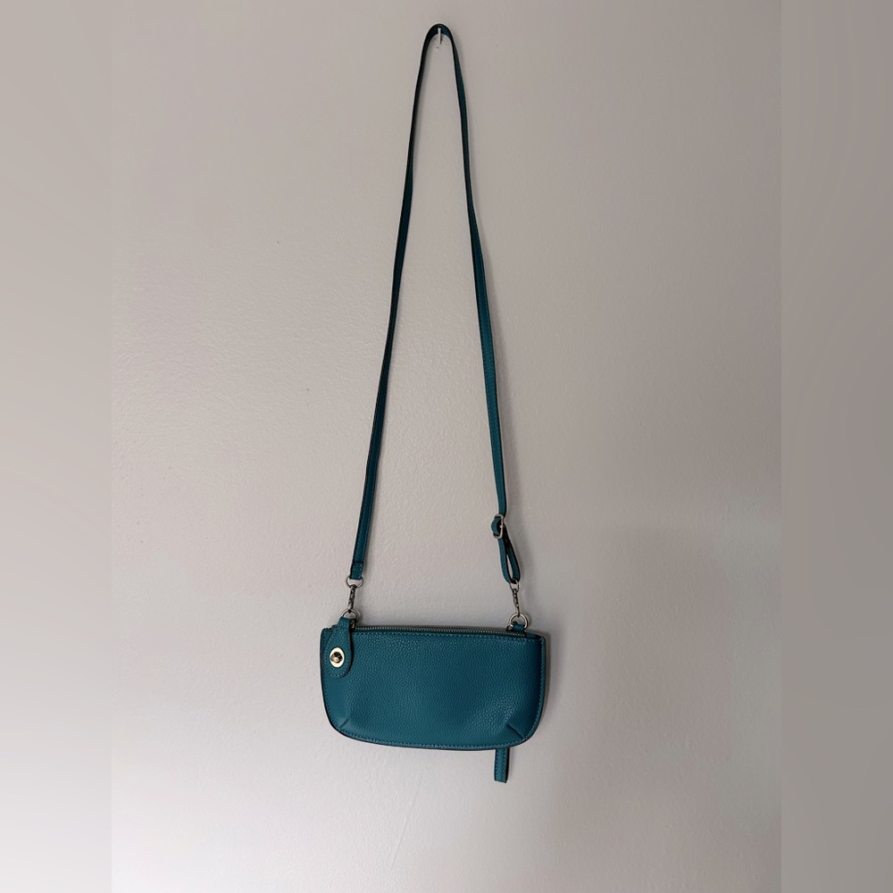 Joy Susan Teal Crossbody Bag